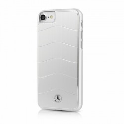 Mercedes Benz iPhone SE 2020 / iPhone 8 / 7 WAVE VIII Aluhülle / Cover Silber MEHCP7CUSALSI