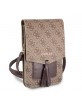 Guess 4G universal bag with shoulder strap brown