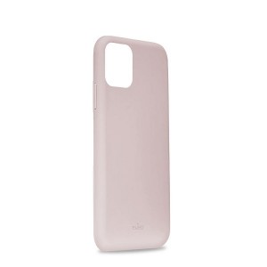 Puro ICON case silicone iPhone 11 Pro inside microfiber rose