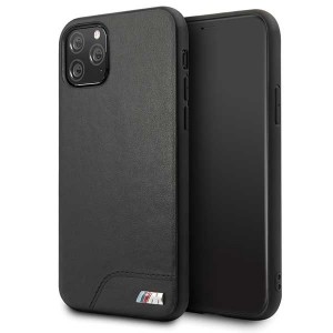 BMW iPhone 11 Pro Case Cover M Collection leather black