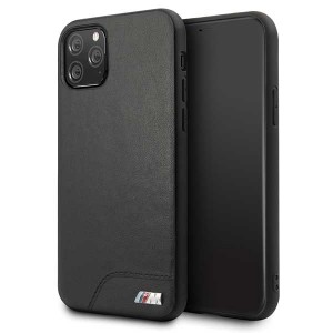 BMW iPhone 11 Pro Max M Series leather cover black