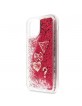 Guess Hülle Glitter Hearts Kollektion GUHCN58GLHFLRA iPhone 11 Pro Himbeere