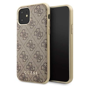 Guess case / cover 4G collection iPhone 11 brown