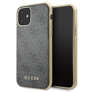 Guess iPhone 11 Case 4G Collection GUHCN61G4GG Grey