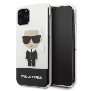 Karl Lagerfeld Ikonik Karl KLHCN58TPUTRIC iPhone 11 Pro Transparent