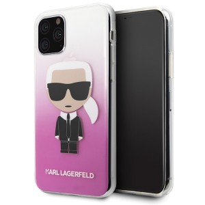 Karl Lagerfeld Gradient Ikonik Karl Case KLHCN58TRDFKPI iPhone 11 Pro pink