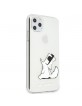 Karl Lagerfeld Choupette Fun Hülle KLHCN65CFNRC iPhone 11 Pro Max Transparent