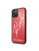 Karl Lagerfeld Glitter Karl Signature Case KLHCN65DLKSRE iPhone 11 Pro Max Red