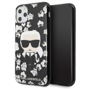 Karl Lagerfeld Flower Ikonik Karl Case iPhone 11 Pro Black