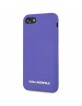 Karl Lagerfeld iPhone SE 2020 / iPhone 8 / 7 Silicone Hülle Purple