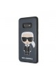 Karl Lagerfeld Iconic Karl Embossed Hülle KLHCS10LIKPUBL Samsung Galaxy S10e Blau