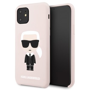 Karl Lagerfeld Sillicone Iconic Hülle KLHCN61SLFKPI iPhone 11