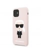 Karl Lagerfeld Sillicone Iconic Case KLHCN61SLFKPI iPhone 11