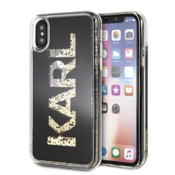 Karl Lagerfeld Glitter Karl Logo Case KLHCPXKAGBK iPhone Xs / X black