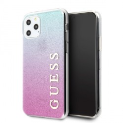 Guess Glitter Gradient Case / Cover iPhone 11 Pro Max Pink / Blue