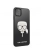 Karl Lagerfeld Iconic Glitter Karl`s Head Case KLHCN65DLHBK iPhone 11 Pro Max black