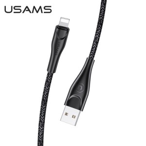 USAMS U41 lightning cable 2m 2A black SJ394USB01
