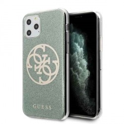 Guess Glitter 4G Circle Hülle iPhone 11 Pro khaki GUHCN58PCUGLKA