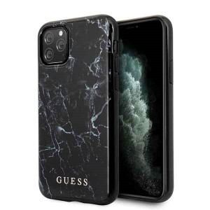 Guess Marble Case iPhone 11 Pro Black GUHCN58PCUMABK