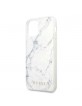 Guess Marble Case iPhone 11 White GUHCN61PCUMAWH