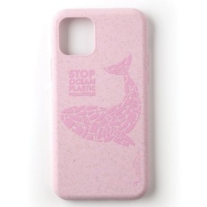 Wilma Ocean Whale Stop Plastic Eco Hülle iPhone 11 Pro pink