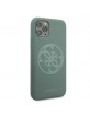 Guess Silicone 4G Tone On Tone Hülle iPhone 11 Pro khaki GUHCN58LS4GKA