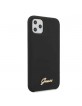 Guess Silicone Vintage Logo Gold Case Black iPhone 11 Pro GUHCN58LSLMGBK