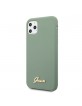 Guess Silicone Vintage Gold Logo Case iPhone 11 Pro khaki GUHCN58LSLMGKA