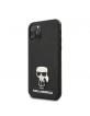 Karl Lagerfeld Ikonik Karl Hülle iPhone 11 Pro Max schwarz Saffiano