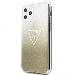 Guess Glitter Triangle Case / Cover iPhone 11 Gold GUHCN61SGTLGO