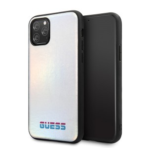 Guess Iridescent Hülle iPhone 11 Pro Silber GUHCN58BLD
