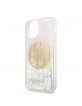 Guess Gradient Liquid Glitter Circle Logo Case iPhone 11 Pro Max