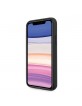 Guess 4G Stripe Lederhülle iPhone 11 grau GUHCN61G4GLGR