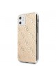 Guess iPhone 11 Case 4G Glitter Gold GUHCN61PCU4GLGO