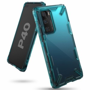 Ringke Fusion X Huawei P40 case turquoise green
