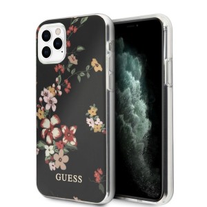 Guess Blumenmuster schwarz N°4 Hülle iPhone 11 Pro Max