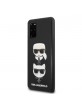 Karl Lagerfeld Samsung Galaxy S20 + Plus Karl & Choupette case black