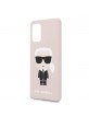 Karl Lagerfeld Iconic silicone case Samsung Galaxy S20 + Plus inner lining rose