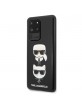 Karl Lagerfeld Samsung Galaxy S20 Ultra case Karl & Choupette black