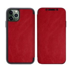 Case PU leather Book iPhone 11 Pro red