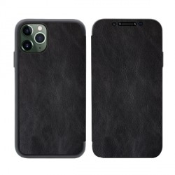 Case PU leather Book iPhone 11 Pro Max black
