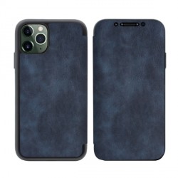 Case PU leather Book iPhone 11 Pro blue