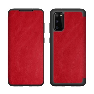 Hybrid mobile phone case / magnet book Samsung Galaxy S20 red