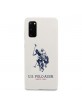 US polo case Samsung Galaxy S20 silicone lining white