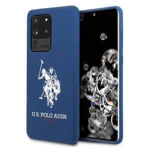 US Polo Hülle Samsung Galaxy S20 Ultra Silikon Innenfutter navy