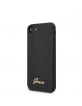 Guess SE 2020 / iPhone 8 / 7 Lizard Collection Schwarz