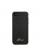 Guess SE 2020 / iPhone 8 / 7 Lizard Collection Schwarz