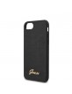 Guess SE 2020 / iPhone 8 / 7 Lizard Collection Schwarz