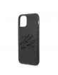 Karl Lagerfeld iPhone 12 mini 5.4 Lizard Case Black