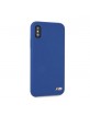 BMW iPhone XS / X Case Silicone M Collection Navy Lining